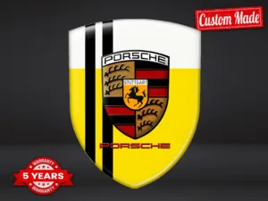 Porsche Autocollants Fenêtre Auto Résistants Pro Personnalisé